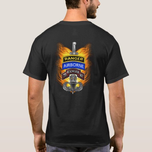75レンジャー連隊レンジャー Tシャツ (裏面)