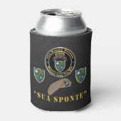 75レンジャー連隊 Sua Sponte 缶クーラー (缶正面)