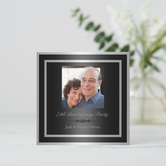 75周年パーティー招待状 招待状 (スタンド正面)