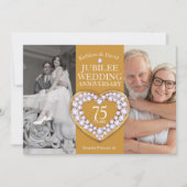 75周年結婚ハートパーティー 招待状 (正面)