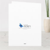 75周年結婚記念写真の夫 カード (裏面)