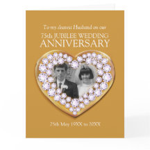 75周年結婚記念写真の夫