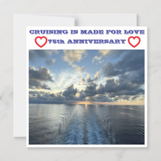 75周年記念クルーズドアマグネット マグネット招待状