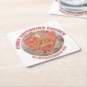 75周年記念コースター スクエアペーパーコースター (アングル)