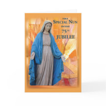 75周年記念ジュビリーのカトリックの修道女、メアリー