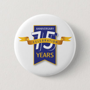 75周年記念デザイン 缶バッジ