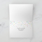 75周年記念トースト紙吹雪 カード (内部)