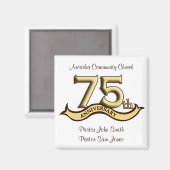 75周年記念パーティー マグネット (正面/裏面)