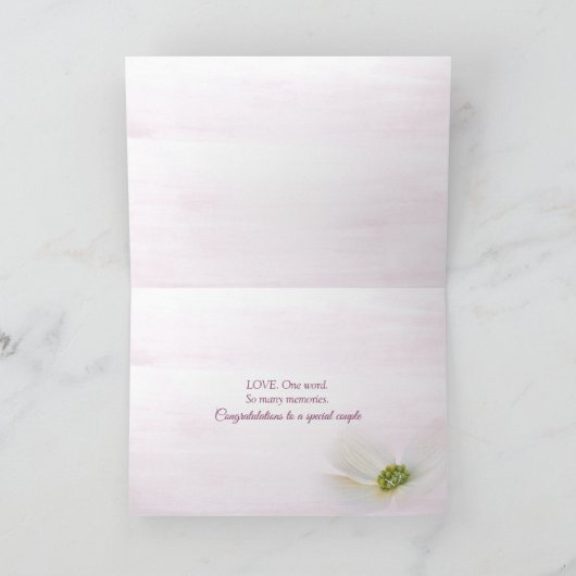 75周年記念リボンハートカード カード (内部)