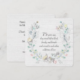 75周年記念リースオンウッド 招待状