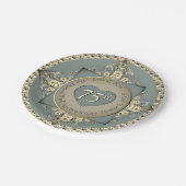 75周年記念結婚ダイヤモンド ペーパープレート (アングル)