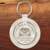 75周年記念結婚パーティーの親善又は毎年 キーホルダー (正面)