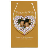 75周年記念結婚写真抱き枕 スモールペーパーバッグ (裏面)