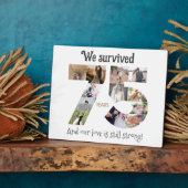 75周年記念結婚写真 フォトプラーク (側面)