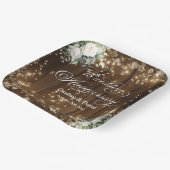 75周年記念結婚的ストリングラ素朴イト ペーパープレート (傾斜あり)