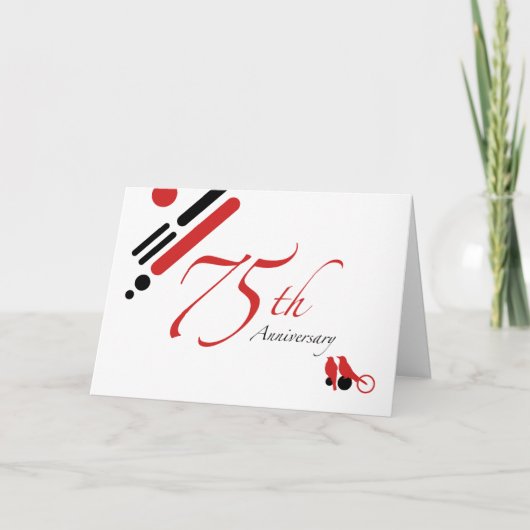 75周年（鳥たち） カード (正面)