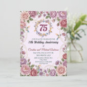 75回目のブルーサファイア結婚記念日  招待状 (スタンド正面)