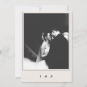 75回目の結婚記念日の誓いの更新パーティー 2枚の写真 招待状 (裏面)
