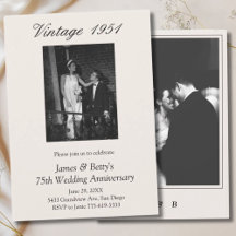 75回目の結婚記念日の誓いの更新パーティー 2枚の写真