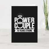 75年も続くパワーカップルかわいい75周年 カード (正面)