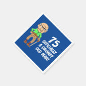 75正式に不機嫌な老人 スタンダードカクテルナプキン (角)