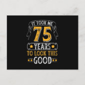 75歳になってもこんなに素敵なデザイン ポストカード (正面)