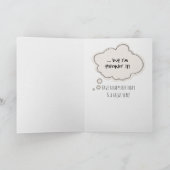 75歳の誕生日のためのゴールデンレトリバーのユーモア カード (内部)