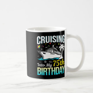 75歳の誕生日をクルージングでお祝い 75歳の誕生日 コーヒーマグカップ