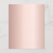 75歳の誕生日バラ金ゴールドピンク紙吹雪 (裏面)