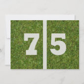 75歳の誕生日パーティー! 招待状 (正面)