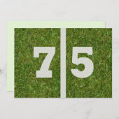 75歳の誕生日パーティー! 招待状 (正面/裏面)