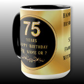 75歳の誕生日プレゼント マグカップ