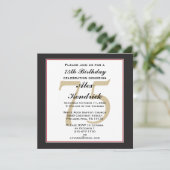 75歳の誕生日招待状 招待状 (スタンド正面)