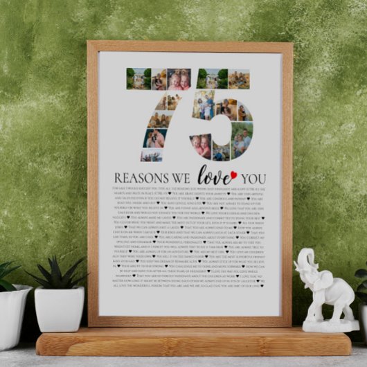 75歳の誕生日　あなたを愛する全ての理由 ポスター