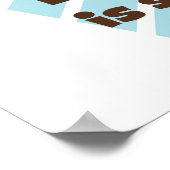 75歳は甘い誕生日Tシャツとプレゼント ポスター (角)