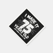 75歳皮肉ミームおもしろい75誕生日 スタンダードカクテルナプキン (角)