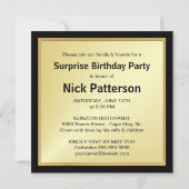 75番目のバースデーパーティ招待状-カスタム写真 招待状 (裏面)