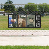 75番目の誕生日フォトバナー 横断幕 (インサイチュ)