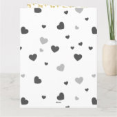 75番目の誕生日金ゴールド番号パターン カード (裏面)