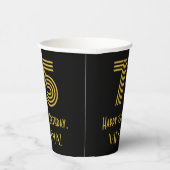 75番目の誕生日:インスパイアアールデコ「75」の検索と名前 紙コップ (右)