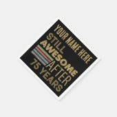 75素晴らし誕生日カスタム スタンダードカクテルナプキン (角)