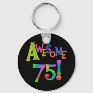 75素晴らし誕生日Tシャツとギフト キーホルダー