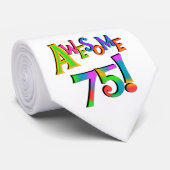 75素晴らし誕生日Tシャツとギフト ネクタイ (ロール)