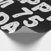 75誕生日だから幸せ私は75今日のギフトおもしろい ラッピングペーパー (角)