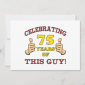 75誕生日ギフト カード (正面)