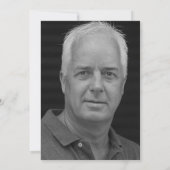 75誕生日サプライズパーティーブラック金ゴールドバルーン 招待状 (裏面)