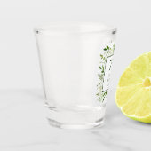 75誕生日ホワイトアジサイ ショットグラス (左)