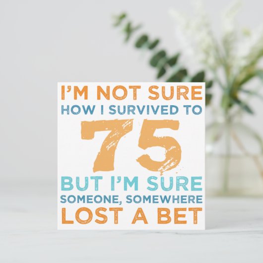 75誕生日伝説 カード (スタンド正面)