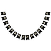 75誕生日又は記念日パーティー バンティングフラッグ (全)