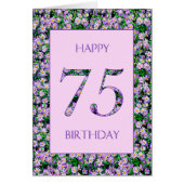 75誕生日紫デイジー (正面)